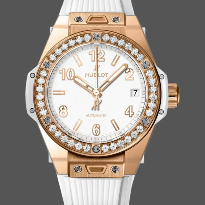 Hublot Big Bang Unisexe 465.OE.2080.RW.1204 Replica - Cadran Blanc Fabric