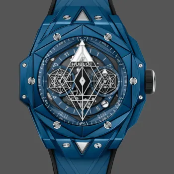 Hublot Big Bang Sang Bleu 418.EX.5107.RX.MXM21 Replica - Cadran Bleu Ceramique