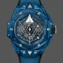 Hublot Big Bang Sang Bleu 418.EX.5107.RX.MXM21 Replica - Cadran Bleu Ceramique