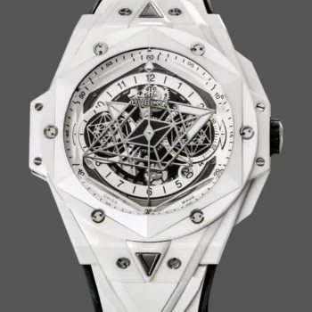 Hublot Big Bang Sang Bleu 418.HX.2001.RX.MXM21 Replica - Cadran Blanc Ceramique