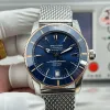 Breitling Superocean Heritage UB2010161C1A1 Replica - Cadran Bleu Maille Milanaise