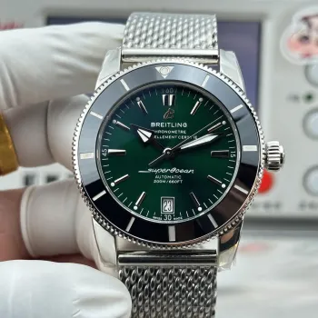 Breitling Superocean Heritage AB2010121L1A1 Replica - Cadran Vert Maille Milanaise