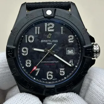 Breitling Avenger S17328101B1X1 Replica - Cadran Noir Lunette Cannelee
