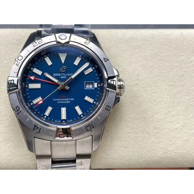 Breitling Avenger A32320101C1A1 Replica - Cadran Bleu Lunette Cannelee