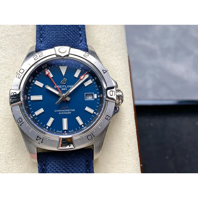 Breitling Avenger A32320101C1X1 Replica - Cadran Bleu Lunette Cannelee