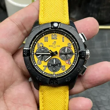 Breitling Avenger SB0147101I1X1 Replica - Cadran Jaune Lunette Cannelee