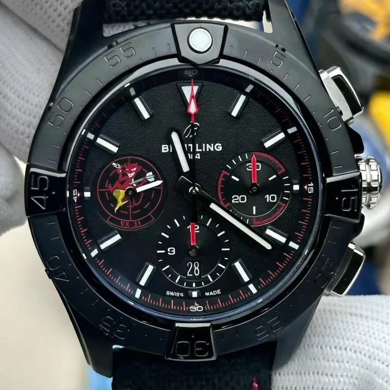 Breitling Avenger SB01473A1B1X1 Replica - Cadran Noir Acier Inoxydable