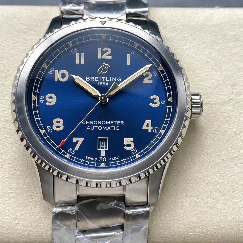 Breitling Navitimer 8 Automatic 41 A17315101C1A1 Replica - Cadran Bleu Acier Inoxydable
