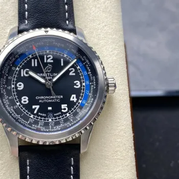 Breitling Navitimer 8 B35 Unitime 41 AB3521U41B1P1 Replica - Cadran Noir Acier Inoxydable