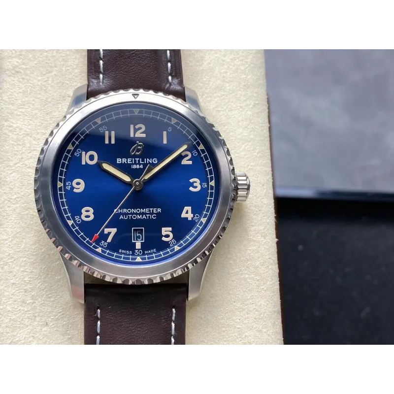 Breitling Aviator 8 Automatic 41 A17315101C1X1 Replica - Cadran Bleu Acier Inoxydable