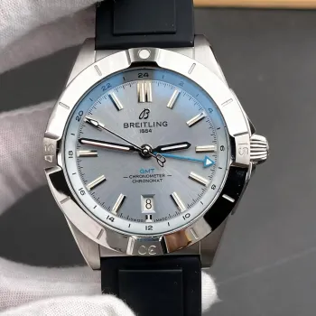 Breitling Chronomat P32398101C1S1 Replica - Cadran Bleu Glace Lunette Cannelee