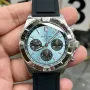 Breitling Chronomat PB0134101C1S1 Replica - Cadran Bleu Glace Lunette Cannelee
