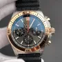 Breitling Chronomat UB0134101B1S1 Replica - Cadran Gris Lunette Cannelee