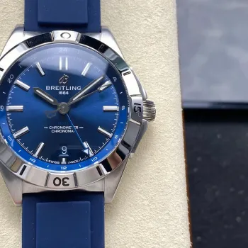 Breitling Chronomat A32398101C1A1 Replica - Cadran Bleu Lunette Cannelee