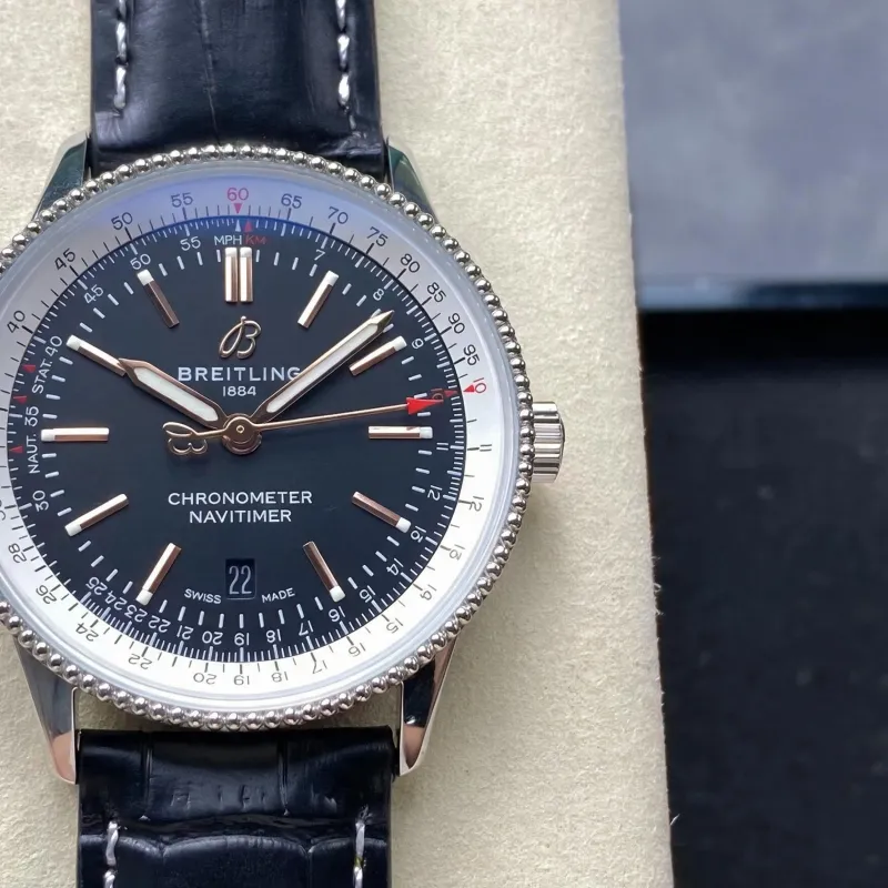 Breitling Navitimer Automatic 41 A17326211B1P1 Replica - Cadran Noir Acier Inoxydable