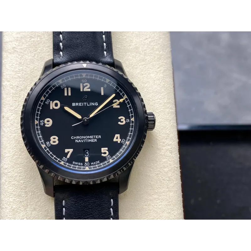 Breitling Navitimer 8 Automatic 41 17314101B1X1 Replica - Cadran Noir Acier Inoxydable