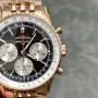 Breitling Navitimer RB0138211B1R1 Replica - Cadran Noir Lunette Cannelee
