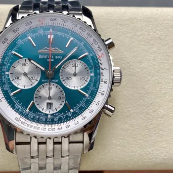 Breitling Navitimer AB0137211C1A1 Replica - Cadran Bleu Lunette Cannelee