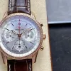 Breitling Navitimer RB0139631G1P1 Replica - Cadran Argent Lunette Cannelee