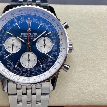 Breitling Navitimer AB0127211C1A1 Replica - Cadran Bleu Lunette Cannelee