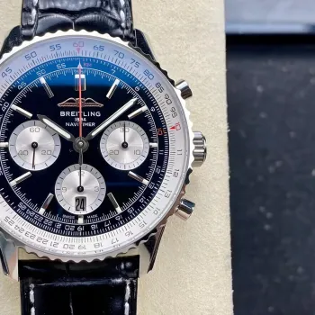 Breitling Navitimer AB0137211B1P1 Replica - Cadran Noir Lunette Cannelee