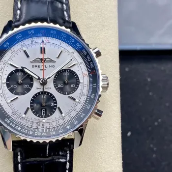 Breitling Navitimer AB0138241G1P1 Replica - Cadran Gris Lunette Cannelee