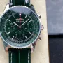 Breitling Navitimer AB01382B1L1P1 Replica - Cadran Vert Lunette Cannelee