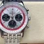 Breitling Navitimer AB01383B1G1A1 Replica - Cadran Argent Lunette Cannelee