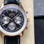 Breitling Navitimer RB0138211B1P1 Replica - Cadran Noir Lunette Cannelee