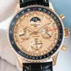 Breitling Navitimer RB19101A1H1P1 Replica - Rose Gold Lunette Cannelee