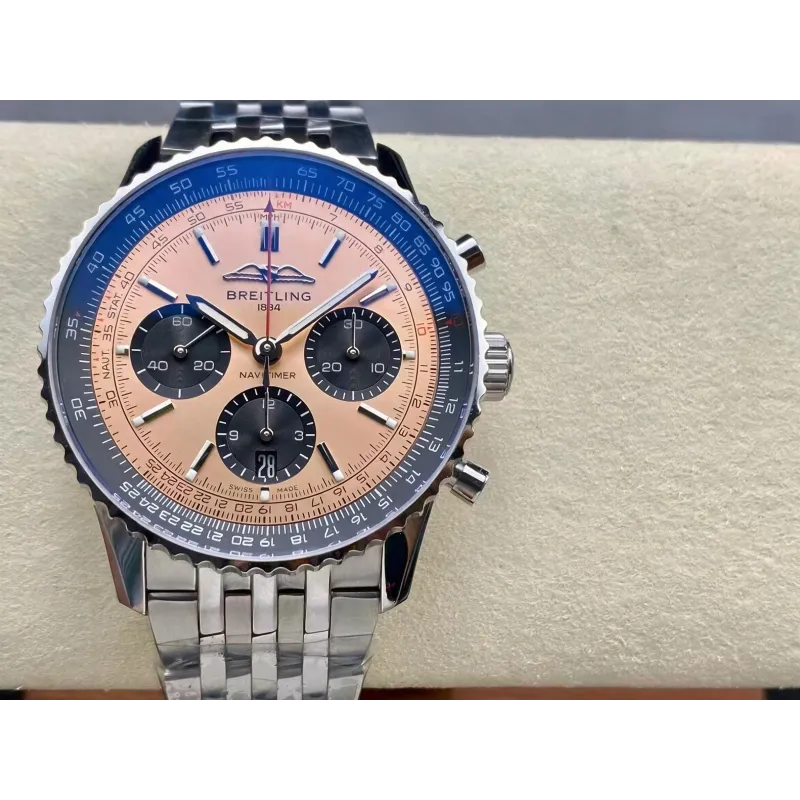Breitling Navitimer AB0138241K1A1 Replica - Copper Lunette Cannelee