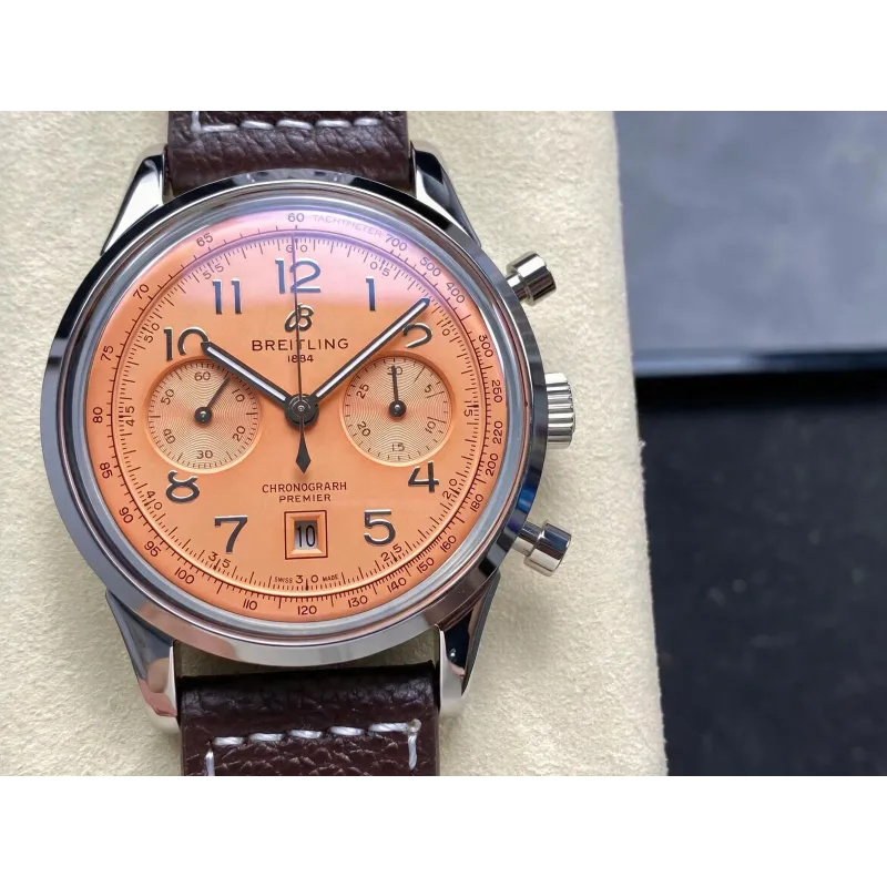 Breitling Premier AB0145331K1P2 Replica - Copper Acier Inoxydable