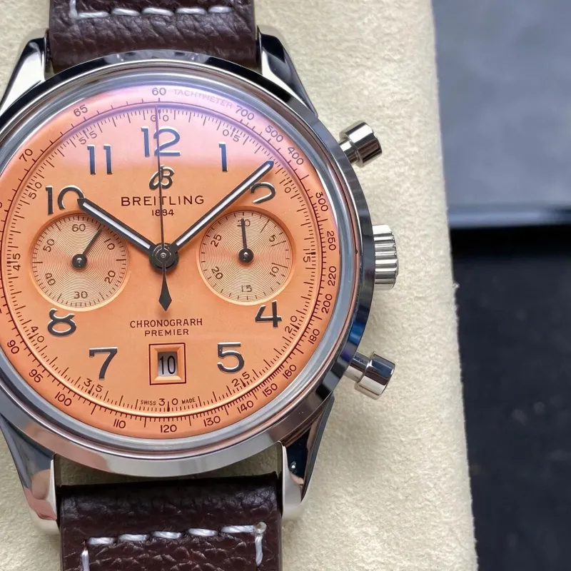Breitling Premier AB0145331K1P2 Replica - Copper Acier Inoxydable
