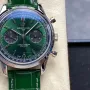 Breitling Premier AB0118221L1P1 Replica - Cadran Vert Acier Inoxydable