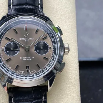 Breitling Premier B01 Chronograph 42 AB0118221B1P2 Replica - Cadran Gris Acier Inoxydable