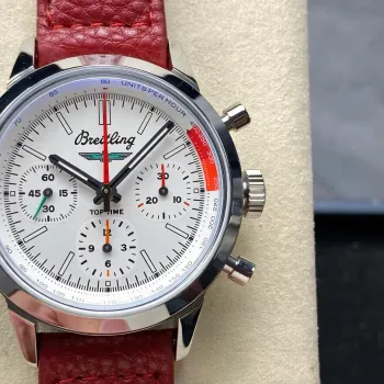 Breitling Top Time B01 Chronograph Ford Mustang AB0176A71A1X1 Replica - Cadran Blanc