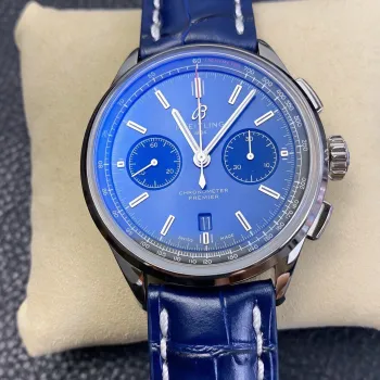 Breitling Premier AB0118A61C1P1 Replica - Cadran Bleu Acier Inoxydable