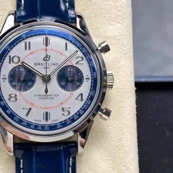 Breitling Premier AB0118A71G1P2 Replica - Cadran Argent Acier Inoxydable