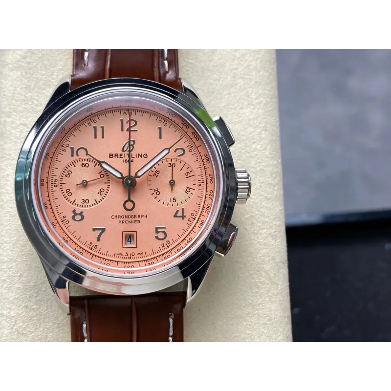 Breitling Premier B01 Chronograph 42 AB0145331K1P2 Replica - Copper Acier Inoxydable