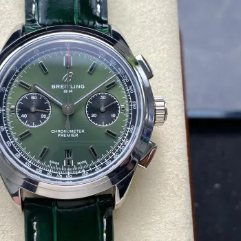 Breitling Premier B01 Chronograph 42 Bentley British Racing Green AB0118A11L1X1 Replica - Cadran Vert