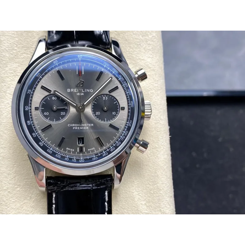 Breitling Premier AB0118221B1P1 Replica - Anthracite Acier Inoxydable