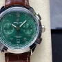 Breitling Premier B01 Chronograph 42 AB0145371L1P1 Replica - Cadran Vert Acier Inoxydable