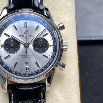 Breitling Premier AB0118221G1P2 Replica - Cadran Argent Acier Inoxydable