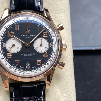 Breitling Premier AB0118A21B1X1 Replica - Cadran Noir Bicolore