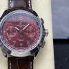 Breitling Premier B09 Chronograph 40 AB0930D41K1P1 Replica - Cadran Rouge Acier Inoxydable