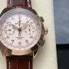 Breitling Premier B09 Chronograph 40 Rose Gold RB0930371G1P1 Replica - Cadran Argent