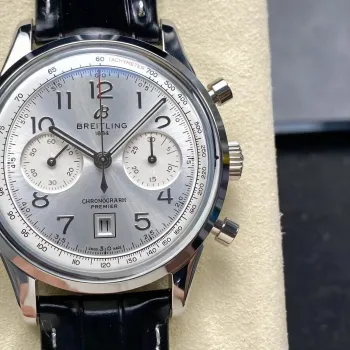 Breitling Premier AB0930371G1P1 Replica - Cadran Argent Acier Inoxydable