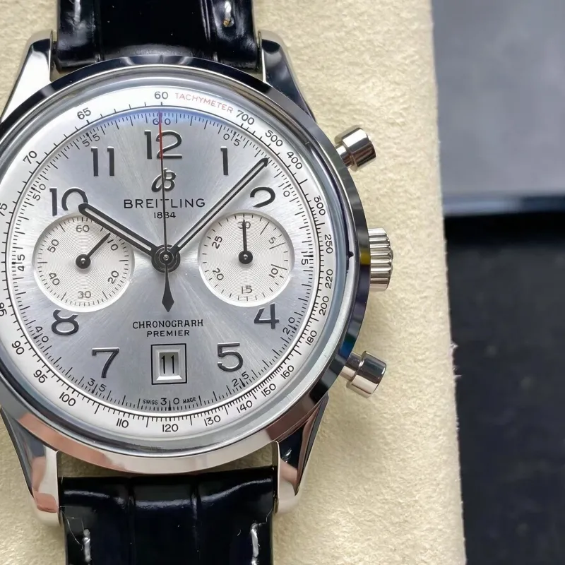 Breitling Premier AB0930371G1P1 Replica - Cadran Argent Acier Inoxydable