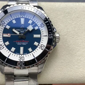 Breitling Superocean Automatic 44 A17376211C1A1 Replica - Cadran Bleu Steel Link Bracelet
