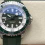 Breitling Superocean 42 A17375A31L1S1 Replica - Cadran Vert Bracelet Caoutchouc